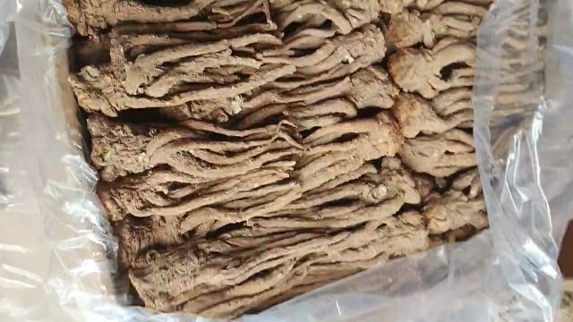出售：当归成品装箱货(有硫）